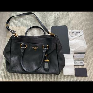 Prada Vitello Daino Tote